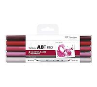 Tombow ABTP-5P-7 - Rotulador a base de alcohol ABT PRO de dos puntas, color rosa