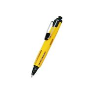 Tombow - Air Press Bolígrafo Tinta Negra, Tecnología de Aire a Presión, Diseño Exterior Boligrafo Amarillo
