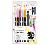 BS-FH2 - Set de caligrafia tombow blended lettering good vibes 9 piezas