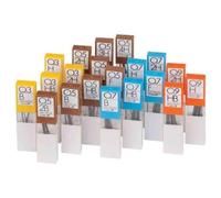 Tombow - Caja de 12 Recambios para portaminas, color Blanc/marron