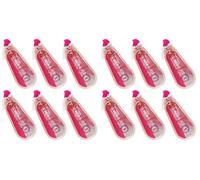 Tombow - Cinta correctora de aire mono, cinta blanca, compacta, aplicación sin saltos, paquete de 12