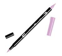 Tombow Dual Brush-673 - Rotulador doble punta pincel, color púrpura