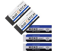 Tombow ET-ST MONO Smart - Goma de borrar, fina, 9 g, MONO Smart + dust Catch