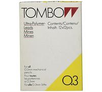 Tombow Ex-03P-2H - Caja 12 Tubos con 12 Minas, 0.3 Mm