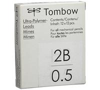 Tombow ex-05p-2b - Caja de 12 tubos con 12 minas, 0.5 mm