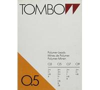 Tombow Ex-05P-3H - Caja 12 Tubos con 12 Minas, 0.5 Mm