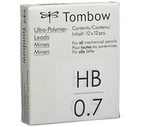 Tombow Ex-07P-Hb - Caja 12 Tubos con 12 Minas, 0.7 Mm
