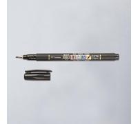 Tombow FUDENOSUKE - Rotulador base agua punta elástica dura. Negro.