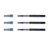 TOMBOW - Juego de 3 recambios para rodillos de punta fina 0,5 - trazo 0,3 mm, color negro