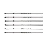 Tombow - Lote de 3 minas BR-VS para bolígrafo (punta media), color negro