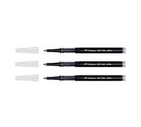 Tombow Lote de 3 minas de recambio para Roller Objekt 0,5 mm, color negro
