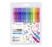 Tombow Marker TwinTone Rainbow 0.3/0.8 (12)