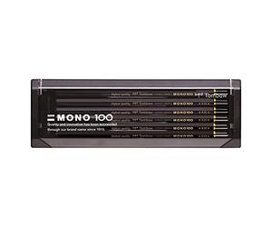 Tombow - MONO 100 | Estuche con 12 Lápices Premium - Lapiz de Grafito 8H