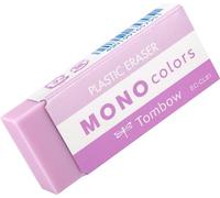 Tombow | MONO colors | Goma de borrar de Plástico Suave | Borrado Preciso y Limpio | PVC sin ftalatos ni látex | Tamaño M, 19 g. | Calidad Japonesa | Color Rosa