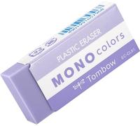 Tombow | MONO colors | Goma de borrar de Plástico Suave | Borrado Preciso y Limpio | PVC sin ftalatos ni látex | Tamaño M, 19 g. | Calidad Japonesa | Color Morado