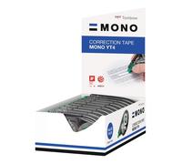 Tombow Mono CT-YT4 - Cinta correctora (10 unidades, caja transparente, 4 mm x 10 m)