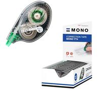 Tombow Cinta correctora Mono CT-YT4 4 mm x 10 m, 10 unidades (caja transparente)