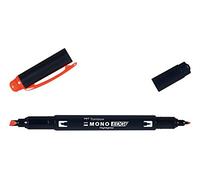 Tombow | Rotulador Fluorescente Doble Punta Mono Edge Coral | Resaltador Creativo con Punta Ancha y Punta Fina| Ideal para Planificadores, Agendas, Libretas, Cuadernos