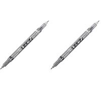 Tombow Rotulador Fudenosuke Doble Punta Gris Y Negro (Paquete de 2)
