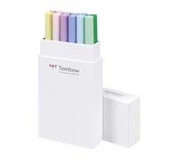 Set De 12 Rotuladores Dual Brush Colores Pastel Tombow