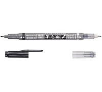 Tombow Stylo Fudenosuke Dual Pen + Weich + Hart