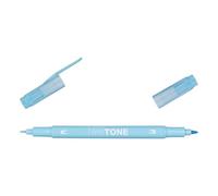 Tombow TWINTONE-73 - Rotulador doble punta. Color sky blue.