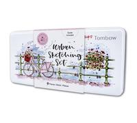 Tombow Urban Sketching Set | 9 productos creativos | Instrucciones paso a paso | diseñado por la artista Carla Kamphius [SET URBAN]