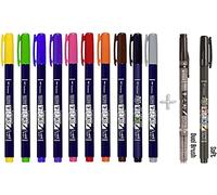 Tombow WS - Sujetador de 10P Brush Pen fuden osuke Juego de 10, 12er Set, 1