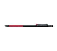 Tombow - Zoom 707 | Bolígrafo Tinta Negra Caja de Regalo - Cuerpo Negro Ultra-Fino y Grip Rojo
