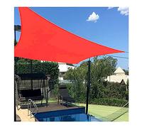 Tombra Vela de Sol Sun Shade Sail Rectangle 2x3m Red Whade Sombra Vela para el jardín al Aire Libre Balcón de balcón de balcón 98% UV Bloque UV Sunchwning Towning con Cuerda Gratis
