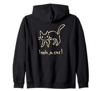 Tomcat Gato Gatito Meme Mira un Coche Sudadera con Capucha