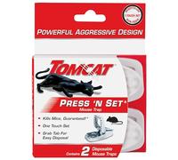 Tomcat Press 'N Set - Trampa para ratón, 2 Unidades
