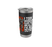 Tomé un kickboxing Deportes de combate Kickboxer Love Kickboxing Vaso térmico de acero inoxidable de doble pared