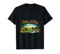 Tome una Caminata Cottagecore Nature Mushroom Deer Graphic Camiseta