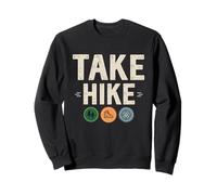 Tome una Caminata Divertida al Aire Libre Cita ilustración Aventura Sudadera