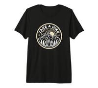 Tome una Caminata Entusiasta del Senderismo Camiseta Premium