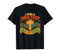 Tomé Una Prueba De ADN Dios Es Mi Padre Retro Camiseta gráfica económica