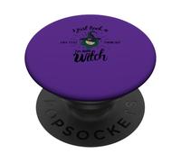Tomé una prueba de ADN resulta que soy 100% bruja PopSockets PopGrip Adhesivo