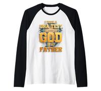 Tomé una Prueba de ADN y Dios es mi Padre Cita del Cristianismo Camiseta Manga Raglan