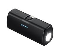 Tomedeks 1 Pièce Power Bank, 5000 mAh Power Bank, Conector USB-C Plegable, Compatible con iPhone 16/15, Samsung S22/23 Serie, Note20/10 Serie, Huawei, iPad Pro/Air, AirPods y más