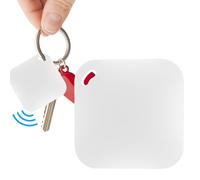 Tomedeks 1 Pieza Air-tag apple, Localizador de llaves, Buscador llaves, Para Apple Find My APP (sólo iOS) para Llaves, Carteras,Bolsos, Equipaje, Mochila, Blanco
