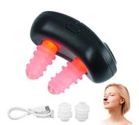 Tomedeks 1 Pieza Dispositivo de Terapia Nasal con luz Roja, 3 Modos Ajustables, Recargable por USB, Dispositivo de Fisioterapia Nasal Calmante para Alivio de la Limpieza Nasal