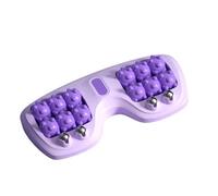 Tomedeks 1 pieza Rodillo de masaje para pies, masajeador de pies, rodillo portátil de acupresión, masajeador plantar Shiatsu, suelas rígidas esenciales, yoga, fitness, fascitis (violeta)