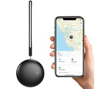 Tomedeks 1 Pieza Smart Tag Compatible con la aplicación Google Encontrar mi Dispositivo, Rastreador Bluetooth para Llaves, Bicicleta, Carteras, Negro