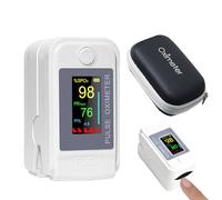 Tomedeks 1 Pieza Unidad oxímetro de pulso+1 bolsa de almacenamiento, Oxímetro de dedo, Dispositivo para medir la saturación de oxígeno en sangre, Oxímetro de pulso digital de alta precisión