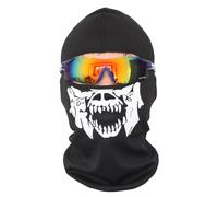 Tomedeks 1 Piezas Pasamontañas Moto Calavera, Pasamontañas Moto Invierno, Pasamontañas 3D Calavera Para Moto Esquí Y Actividades Outdoor Para Halloween Carnaval Fiestas(B)