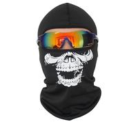 Tomedeks 1 Piezas Pasamontañas Moto Calavera, Pasamontañas Moto Invierno, Pasamontañas 3D Calavera Para Moto Esquí Y Actividades Outdoor Para Halloween Carnaval Fiestas(D)