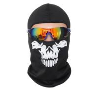 Tomedeks 1 Piezas Pasamontañas Moto Calavera, Pasamontañas Moto Invierno, Pasamontañas 3D Calavera Para Moto Esquí Y Actividades Outdoor Para Halloween Carnaval Fiestas(C)