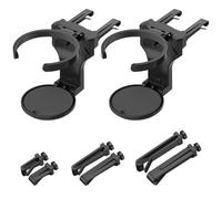Tomedeks 2 Pcs Portavasos Coche, Portavasos Coche Ajustable Universal, Multifuncional Portavasos para Automóvil, Soporte para Coche,para Botella,Latas De Bebidas,Tazas Termo, Cenicero