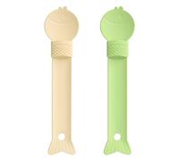 Tomedeks 2 Piezas Cucharas para Gato, Cuchara para Gato, Cucharas Felices para Gato, Cucharas Suaves para Gato para Sabroso Pollo, Cordero, Salmón(26Cm)